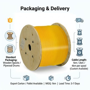 สายแพทช์ไฟเบอร์ออปติกแบบ Singlemode สำหรับภายในอาคาร 2-12 คอร์ สำหรับ FTTH แบบ Tight Buffer Riser OFNR สายไฟเบอร์ออปติกสำหรับการกระจายสัญญาณ - Product Image 3