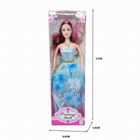 Poupée pas chère pour filles, jouets pour enfants, en plastique avec accessoires, poupée fée fleurie à habiller, 11,5 pouces, poupée princesse solide