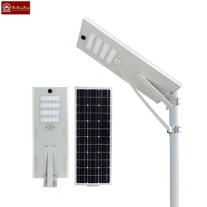 โคมไฟถนนพลังงานแสงอาทิตย์ LED สองด้าน20W ถึง300W ใช้พลังงานแสงอาทิตย์ IP65พร้อมชิป SMD สำหรับใช้ในสวน - Product Image 1