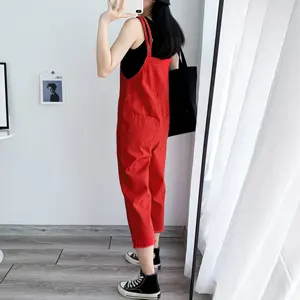 66028 Chất lượng cao tùy chỉnh số lượng lớn Bán buôn phụ nữ Phụ Nữ Jeans Jumpsuit Denim mẹ Overalls phụ nữ jeans quần 2023