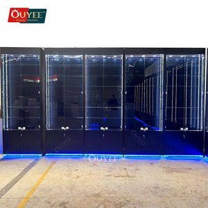 Tùy chỉnh cửa hàng tiện lợi thuốc lá nhiều tủ 6ft Tempered <span class=keywords><strong>Glass</strong></span> Showcase khói cửa hàng Kệ khói cửa hàng hiển thị giá - Product Image 1