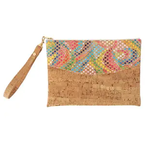 पर्यावरण फैशन नाजुक जूट कागज पुआल बैग गेहूं के भूसे सुरुचिपूर्ण शैली समुद्र तट मक्का पुआल काग बैग