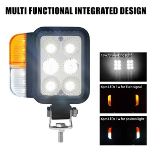 CE IP67รถแทรกเตอร์ stanga Si dreapta Cu LED 10-80V temperatura culoare 6000K pozitii 3W LED semalizare 18W LED - Product Image 5