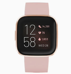 Bracelet de montre en silicone AMOLED en forme de cœur pour Versa 2, avec accéléromètre, bracelet de sport pour la course à pied, autonomie de 7 jours, étanche 3 ATM - Product Image 2