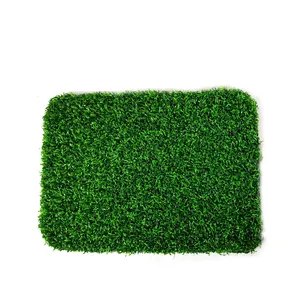 Alta densità 10mm 15mm Putting Green erba sintetica sport Gateball arricciato Hockey Golf erba artificiale