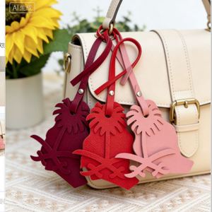 Hot Selling Palm Trees <b>Bag</b> <b>Charms</b> Map of Saudi Arabia for Car Pendant Accessory Decorative Gift & Daily Use - Product Image 1