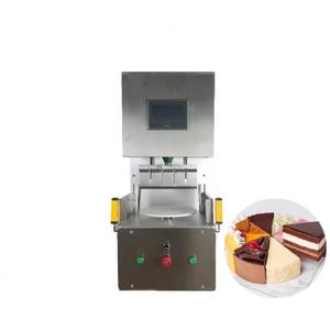 Machine à découper les gâteaux triangulaires de petite taille pour boulangerie commerciale, trancheuse à fromage ultrasonique, diviseur de gâteaux ronds en éponge - Product Image 1