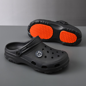 <b>Clogs</b> Summer Breathable Non Slip Thick Sole Beach Casual Sandals Size 40 41 42 43 44 45 Beige Gray Black Khaki - Product Image 4