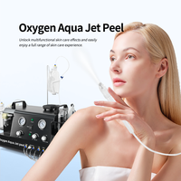 Appareil professionnel 5 en 1 pour le soin du visage par hydrodermabrasion et jet d'oxygène Aqua Peel, pour le nettoyage de la peau et les soins en salon de beauté