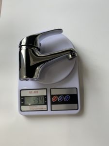 Grifo Mezclador <span class=keywords><strong>de</strong></span> Lavabo Cerámico Moderno Contemporáneo <span class=keywords><strong>de</strong></span> 40MM CE, <span class=keywords><strong>Monomando</strong></span> <span class=keywords><strong>de</strong></span> Agua Fría/Caliente con Cartucho, Montaje en Cubierta, <span class=keywords><strong>Manguera</strong></span> <span class=keywords><strong>de</strong></span> Acero Inoxidable - Product Image 2