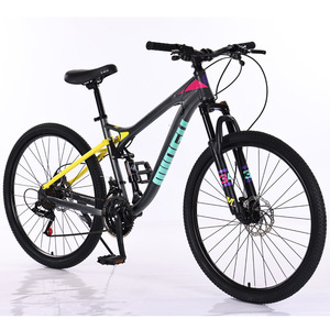 VTT à frein à disque 26 pouces et 27 vitesses avec queue souple adapté aux étudiants adultes équipés d'un système d'absorption des chocs pour la route - Product Image 6