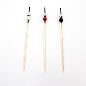 En gros Jetable de Cocktail En Bambou <span class=keywords><strong>Brochettes</strong></span> de Fruits Pics Pour La Fête De Noël - Product Image 3