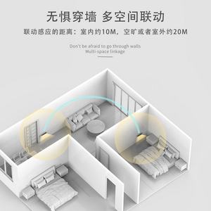 Lot de 3 lampes murales sans fil à induction magnétique, détecteur de mouvement, veilleuse - Product Image 6