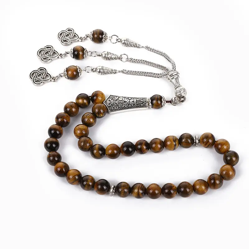 Grosir Ibadah untuk Hadiah Muslim Huiran Islam Tasbeeh Rosario Beads 33 Doa Rosar Beads Jewelry