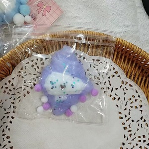 ของเล่นบีบครัวซองต์ TPR เงาวาว ขนาด 9 ซม. เนื้อนุ่มเหนียว บรรเทาความเครียด ของขวัญใหม่ ของเล่นบีบสำหรับเด็กและผู้ใหญ่ สร้างความสุข - Product Image 2