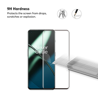 Lunettes de protection d'écran pour Oneplus 11, verre de protection d'écran pour Oneplus 10 Pro