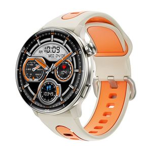 สมาร์ทวอทช์สำหรับผู้ชาย, S666กลางแจ้ง GPS หน้าจอกลม1.43 ''AMOLED IP68กันน้ำโทร BT เครื่องวัดออกซิเจนในเลือด - Product Image 1