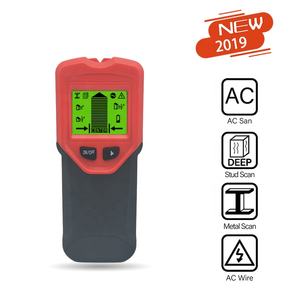 5 في 1 الإلكترونية مسمار استشعار الخشب شعاع رافدة مكتشف الجدار الكاشف مربط مركز مكتشف ، مع الخلفية LCD - Product Image 2