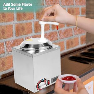 2.5L Electric Hot Steel Cheese <b>Pump</b> <b>Dispenser</b> Industrial Cooking Sugar Sweet and Cheese Sauce Heater Pumped Cheese <b>Dispenser</b> - Product Image 6