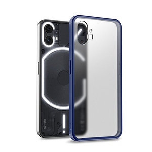Cho không có gì điện thoại một TPU PC trong suốt Matt điện thoại bìa chống vân tay rõ ràng Trường hợp với lớp phủ cao su cho không có gì điện thoại 1 - Product Image 4