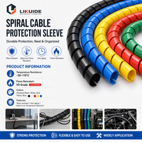 Protection de tuyau spiralé pour équipement pétrolier, protecteur de ligne hydraulique robuste pour systèmes de manutention de plateformes