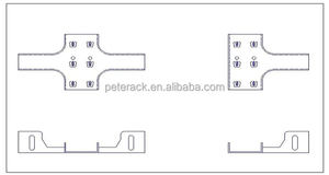מערכת מדפים לתעשייה כבדה, פלדה, בעלת תקן GS, ציפוי אבקה בצפיפות גבוהה, מדפי אחסון, מדפי משטחים, רב מכר - Product Image 6