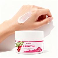 Crème Visage Éclaircissante OEM à Marque Blanche Alpha Arbutine Niacinamide Acide Hyaluronique Vitamine E pour l'Élimination des Taches Cutanées