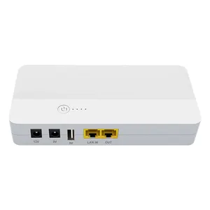 Wgp MINI UPS 5V USB UPS POE 24V 48V แบตเตอรี่เว็บแคมขนาดเล็กสำหรับ WiFi cameras12v 9V 5V 2A