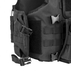 Gilet tactique de protection noir avec porte-chargeurs 7,62 mm - Product Image 6