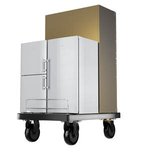 <span class=keywords><strong>Chariot</strong></span> à plateau plat portable 70*42, capacité de <span class=keywords><strong>150</strong></span> <span class=keywords><strong>kg</strong></span>, <span class=keywords><strong>chariot</strong></span> de transport <span class=keywords><strong>pliable</strong></span> à quatre roues avec roues pivotantes à 360 degrés - Product Image 2