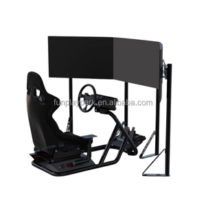 Machine de jeu d'arcade automobile 6DOF à 3 écrans en fibre de verre pour PS5 FunplayVR-022 – Jeu de course automobile d'arcade - Product Image 2