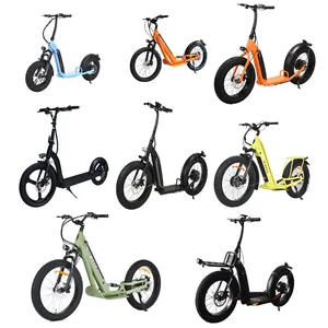 Kces001 Eu Magazijn Gratis Verzending Big Wheel Fat Band Off Road Elektrische Scooter All Terrain Elektrische Scooter 1000W