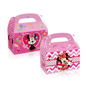Caja de Cartón Portátil Elegante con Diseño Animado de <span class=keywords><strong>Minnie</strong></span> Mouse para Regalos, Dulces y Galletas de Fiesta - Product Image 3