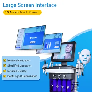 한국 살롱 15in1 수박피술 h2o2 하이로 필링 히드라 박피술 얼굴 기계 (LED 마스크 포함)
