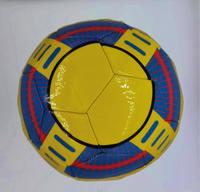 Mini ballon de football en PVC, tailles 3, 4, 5, avec logos personnalisés, cousu à la machine, pour enfants, en carton, photo, dégonflé