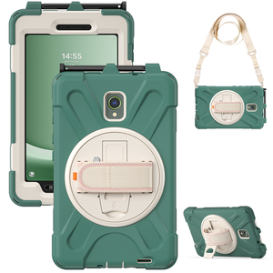 เคสแท็บเล็ตแบบแข็งแรงทนทานสำหรับ Samsung Galaxy Tab Active 5 2024/Active 3 2020 ขนาด 8 นิ้ว พร้อมขาตั้ง 360 องศา สายคล้องมือ และฝาครอบป้องกัน - Product Image 6