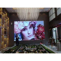 Pantalla LED COB HD 4K P1.875 para Interiores, Panel de Video Wall para Vestíbulos de Hoteles de Lujo, Eventos de Boda, Fondo de Pantalla, Letrero Ultra Delgado