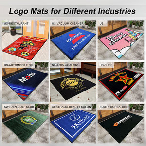 Alfombrillas de Goma Personalizadas OEM y ODM Antideslizantes para Interiores y Exteriores con Superficie de Nailon y Logotipo - Product Image 2