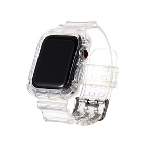 For <span class=keywords><strong>Apple</strong></span> <span class=keywords><strong>Watch</strong></span> 4/5 generation iwatch silicone tpu integrated protective shell protective case band straps - Product Image 3
