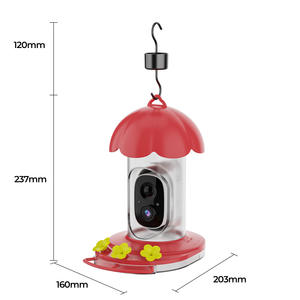 Alimentador <span class=keywords><strong>de</strong></span> comida para pájaros con vídeo remoto <span class=keywords><strong>de</strong></span> aplicación WiFi con cámara Ai reconoce 10000 pájaros salvajes - Product Image 6