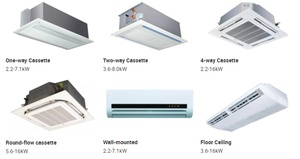 Aire Acondicionado Híbrido Solar de 36000 BTU, Tipo Split, Cassette de Techo, Tubo al Vacío, Tipo Cassette - Product Image 4