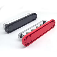 Bloc de distribution d'alimentation 300A à 6 circuits avec couvercle anti-poussière, 12-48V CC, pour applications automobiles, bateaux et marines