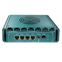 Mini PC sans ventilateur Intel Celeron Quad Core 4x 2.5G LAN DDR4 RAM SSD HDD Graphiques intégrés pour les entreprises et l'industrie