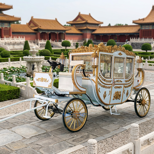 XCEGO Royal Horse Carriage Factory Vente en gros de calèches de haute qualité à double fonction, couleur personnalisée, certifiées CE, pour mariages, fêtes et événements - Product Image 1