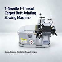 Machine à coudre pour tapis à une aiguille et un fil avec dispositif de coupe GT2501-K
