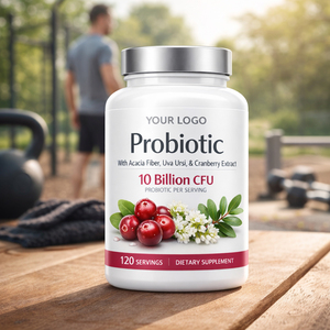 Complément Probiotique Naturel avec <span class=keywords><strong>Fibres</strong></span> <span class=keywords><strong>d</strong></span>'<span class=keywords><strong>Acacia</strong></span> et Extrait de Canneberge 10 Milliards <span class=keywords><strong>d</strong></span>'UFC Certifié GMP Capsules pour Adultes - Product Image 2