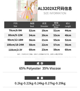 <span class=keywords><strong>Robe</strong></span> de princesse pour fête de mariage pour bébés filles de 1 à 3 ans, tissu respirant à motif floral, <span class=keywords><strong>robe</strong></span> de fête pour enfants, <span class=keywords><strong>robe</strong></span> de princesse pour bébé fille - Product Image 6