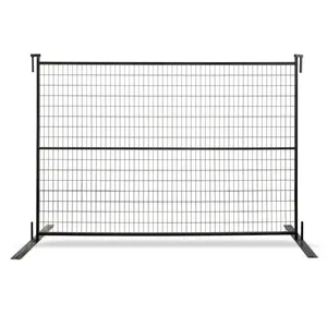 Di chuyển hàng rào xây dựng trang web Chất lượng cao tạm thời di chuyển dây lưới hàng rào 6x10 màu xanh lá cây Canada tạm thời hàng rào Bảng điều khiển - Product Image 1