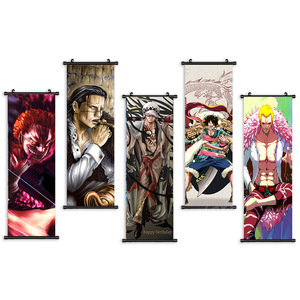 25*75CM Anime <span class=keywords><strong>chapeau</strong></span> <span class=keywords><strong>de</strong></span> <span class=keywords><strong>paille</strong></span> pirates toile Luffy Zoro <span class=keywords><strong>Nami</strong></span> HD Print One pieces poster - Product Image 1