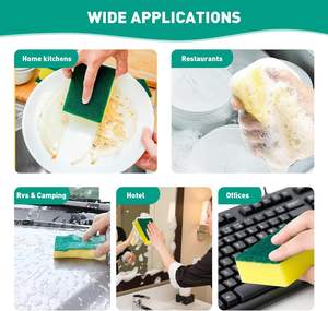 Esponja de Limpieza para Cocina, Estropajo, Venta al por Mayor Personalizada, Esponja de Cocina, Esponja para Limpiar el Fregadero, para Cocina - Product Image 5
